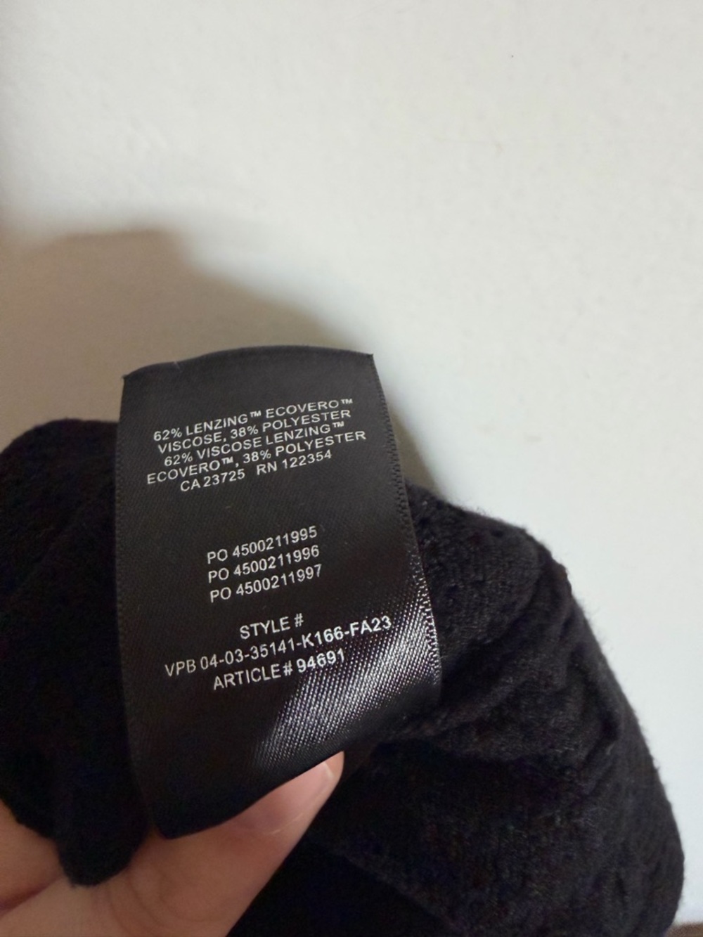 Aritzia Wilfred Black Soloist Top in Wonder Yarn Dainty Tank size XXS EUC - Picture 12 of 14